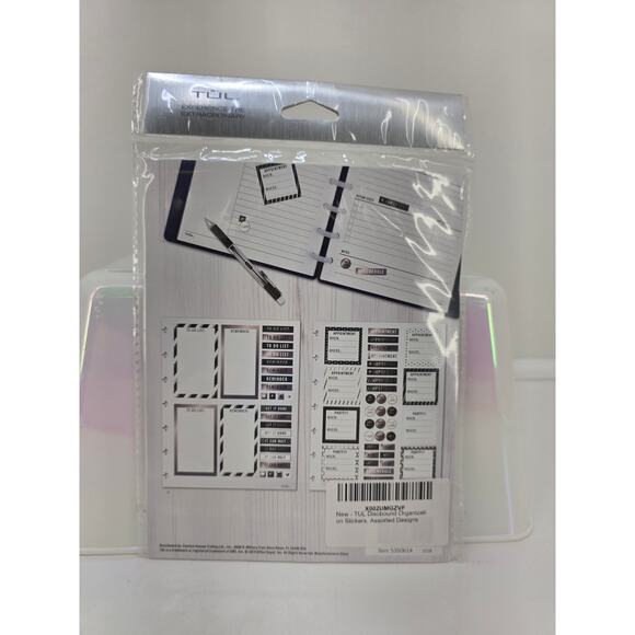 TUL Discbound Organizational Stickers All Purpose 4 Sheets New Sealed - Picture 2 of 4